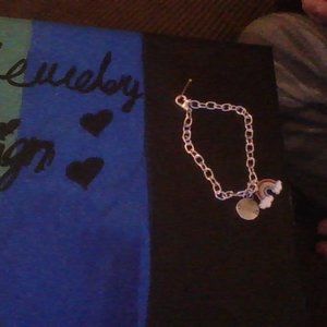 silver chain bracelet child size small